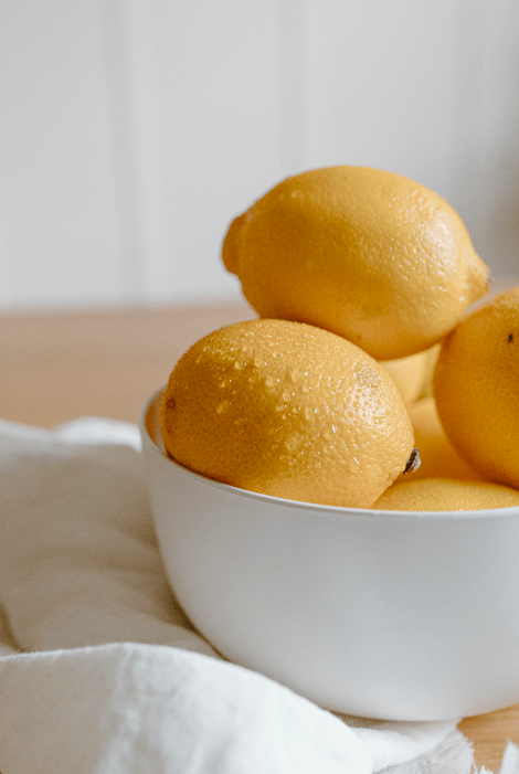 citron dans un bol