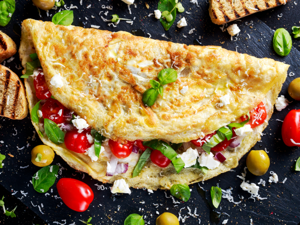 omelette-saines-équilibrés-légumes